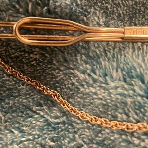 Vintage swank tie clip GOLD